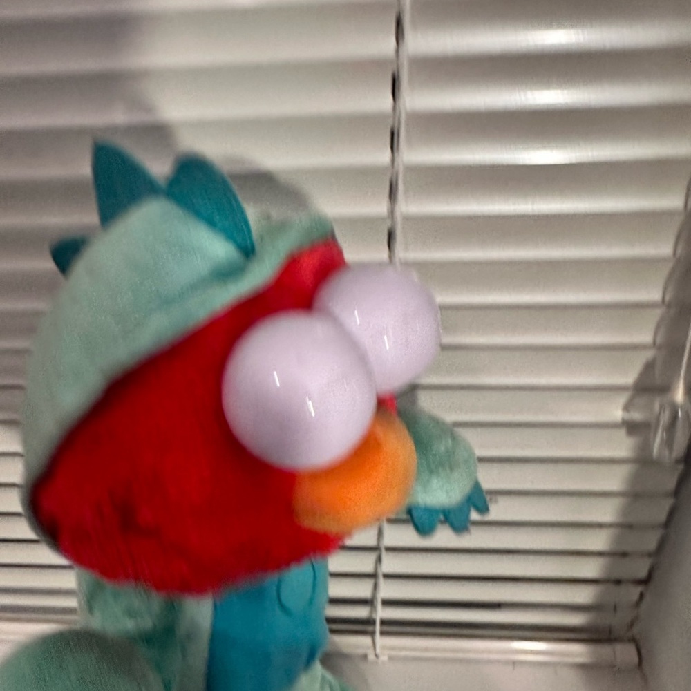 Sesame Street Dino Stomp Elmo 13-Inch Plush Stuffed Animal Sings and Dances - Picture 7 of 10